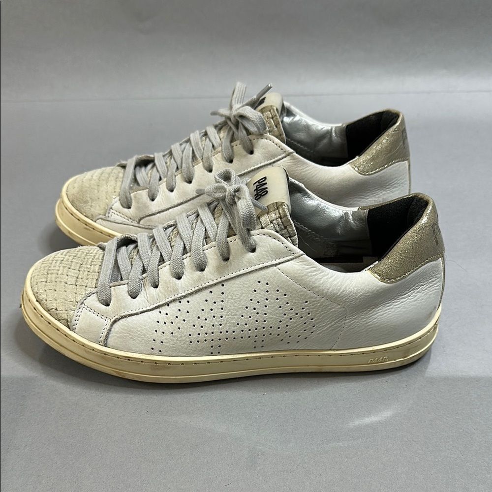 ✨ P448 John Metallic Sneakers – Women’s Size 38✨ (B-1544) - Picture 5 of 12